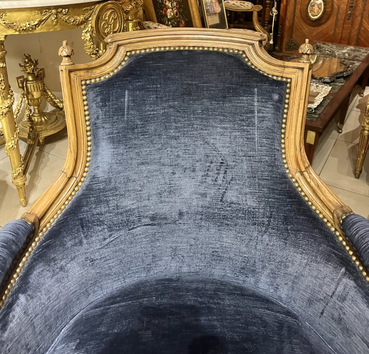 Paire de bergère de style LXVI-photo-4