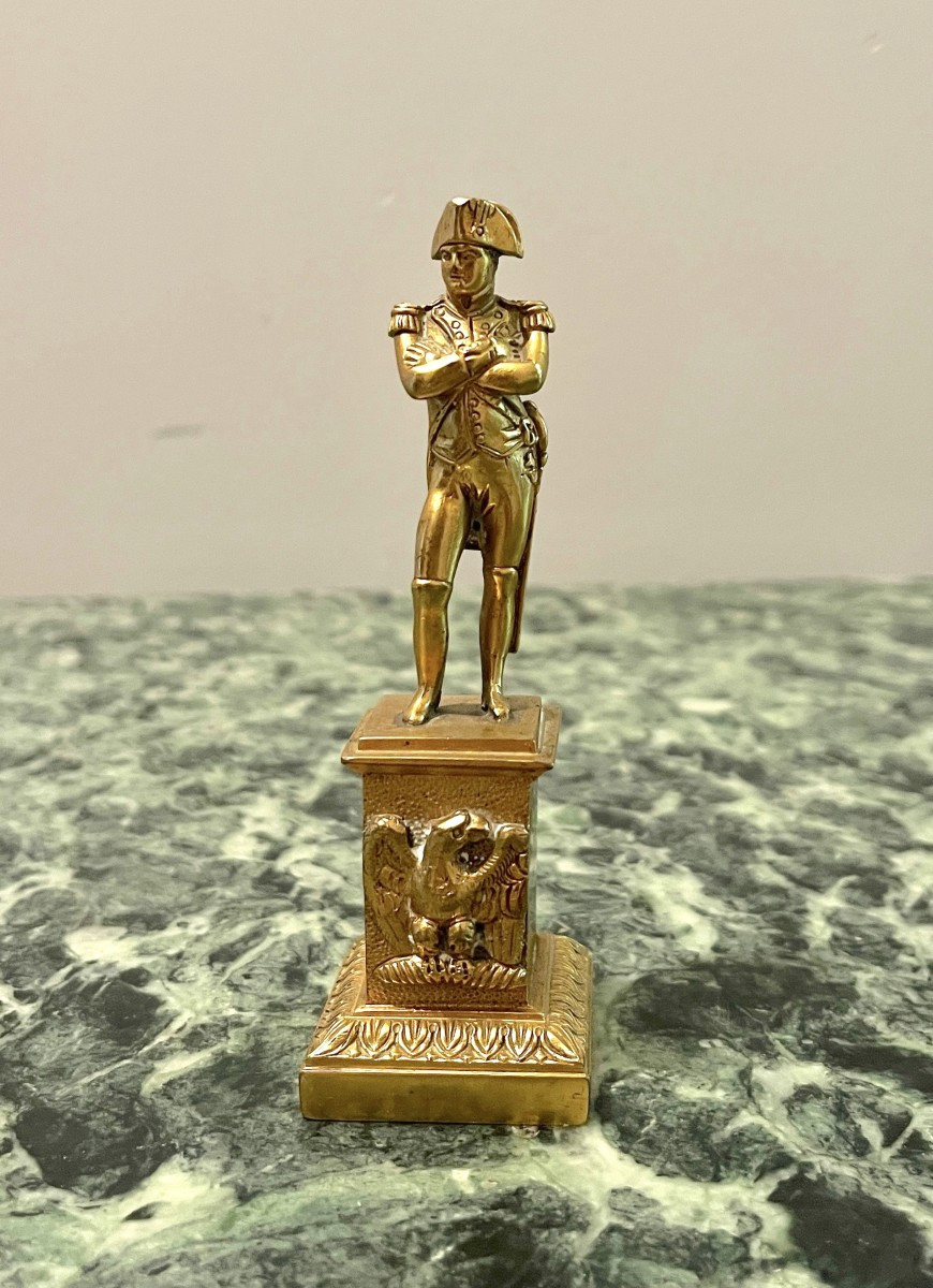 Petite statuette de Napoléon en bronze doré