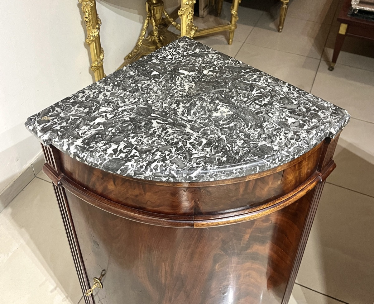 Pair Of Lxvi Style Corner Cabinets-photo-1