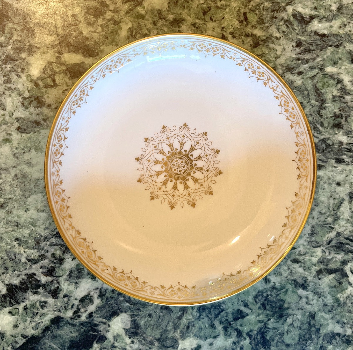 Tasse et sous tasse en porcelaine de Sèvres NIII 1868-photo-2