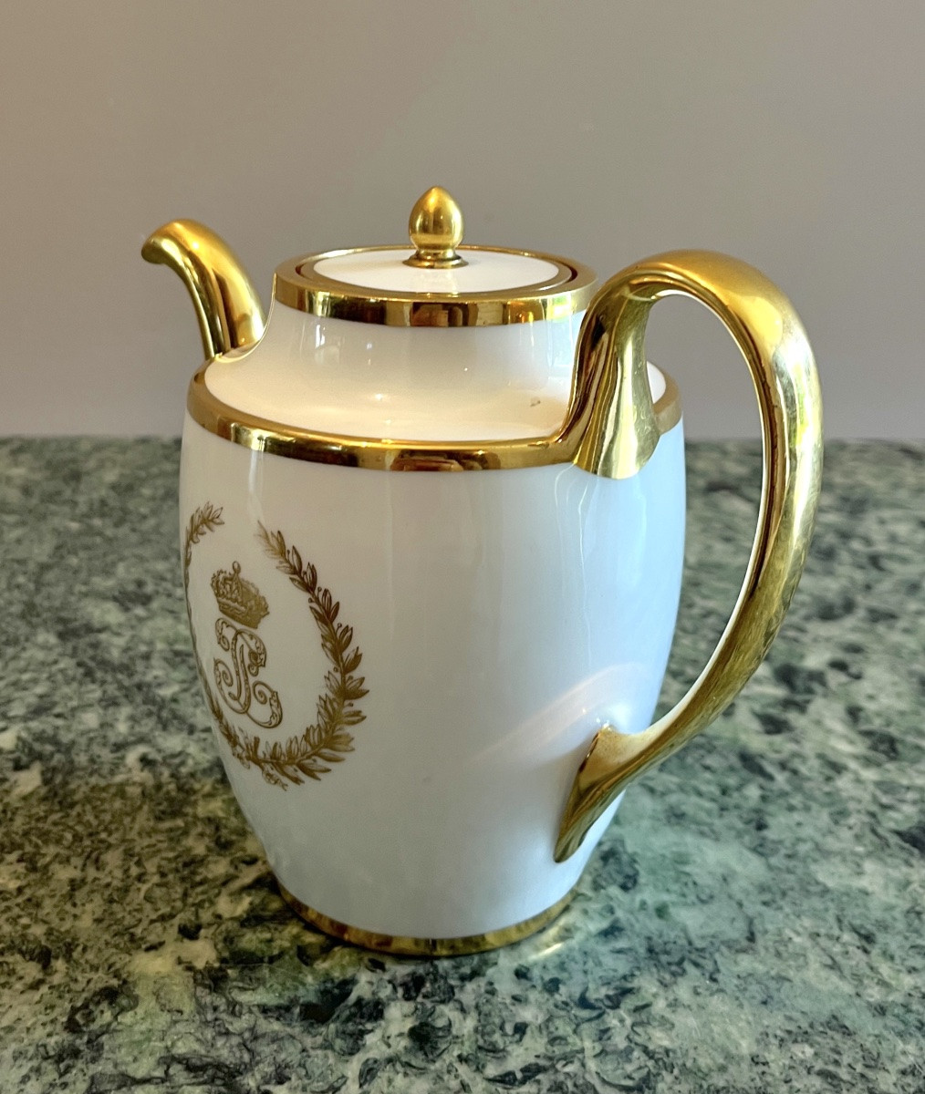 Théière en porcelaine de Sèvres pour le Château de Compiègne -photo-4