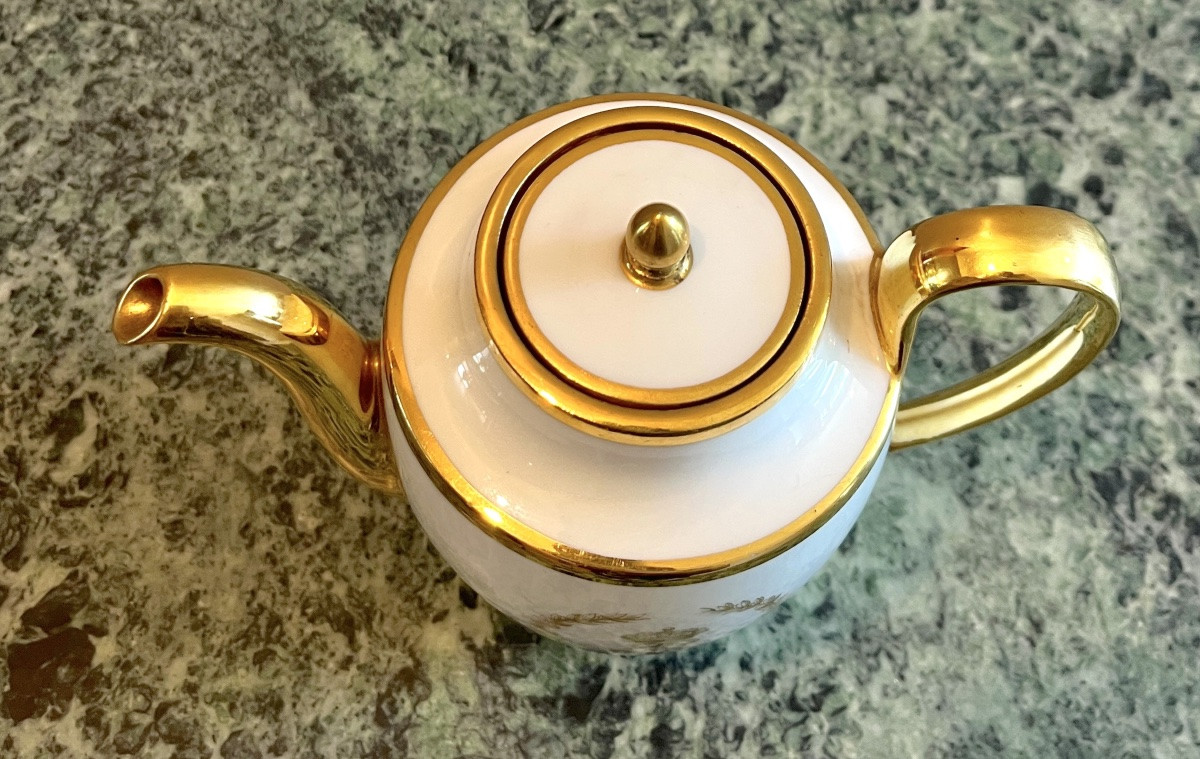 Théière en porcelaine de Sèvres pour le Château de Compiègne -photo-5