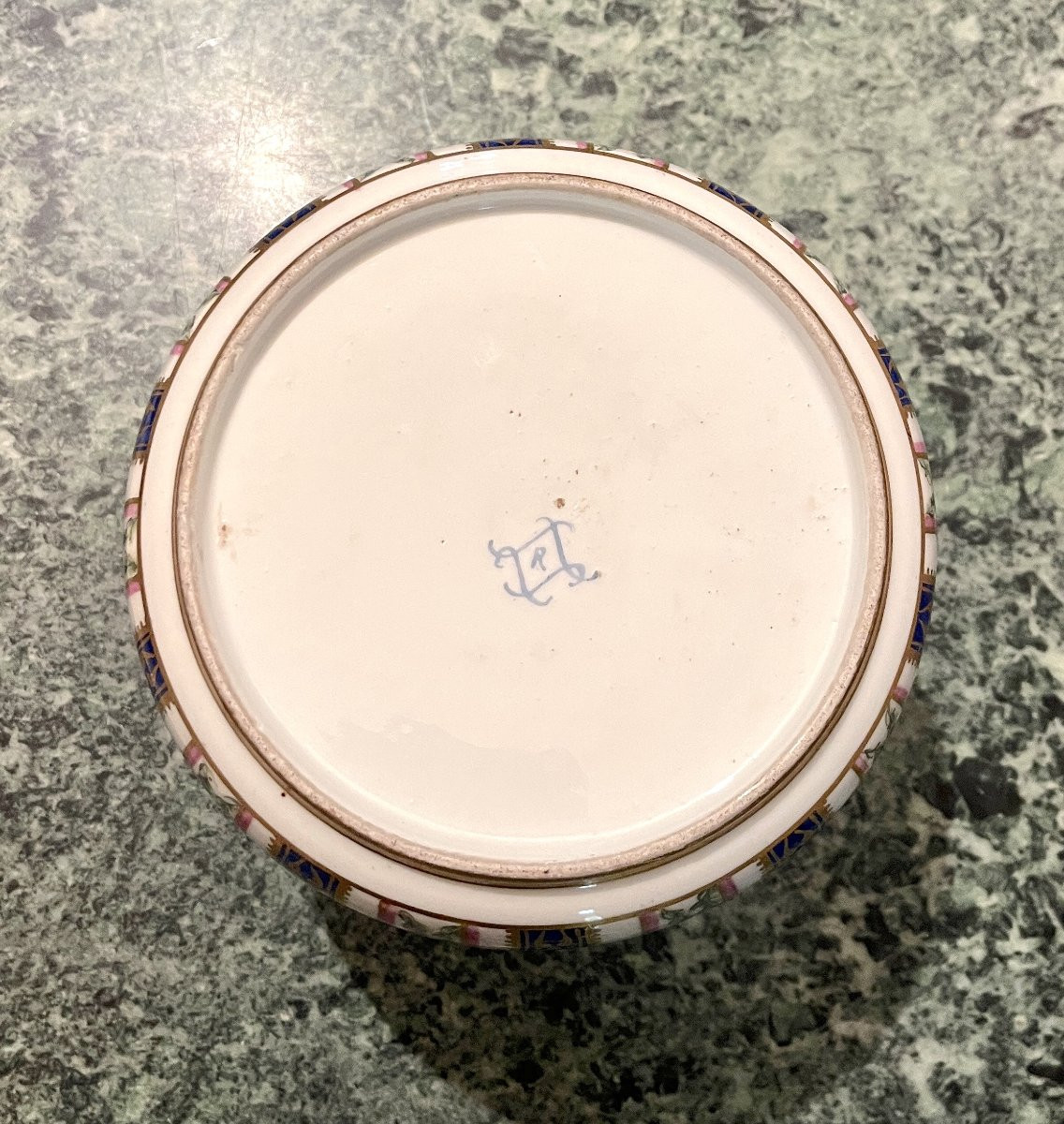 Large Sèvres Porcelain Cooler, Lxv Period-photo-4