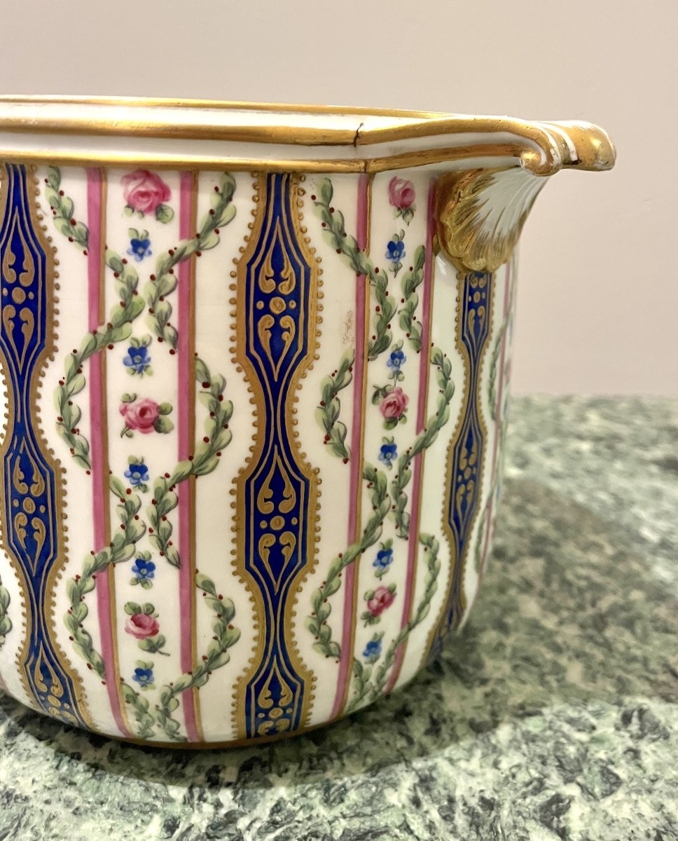 Large Sèvres Porcelain Cooler, Lxv Period-photo-3