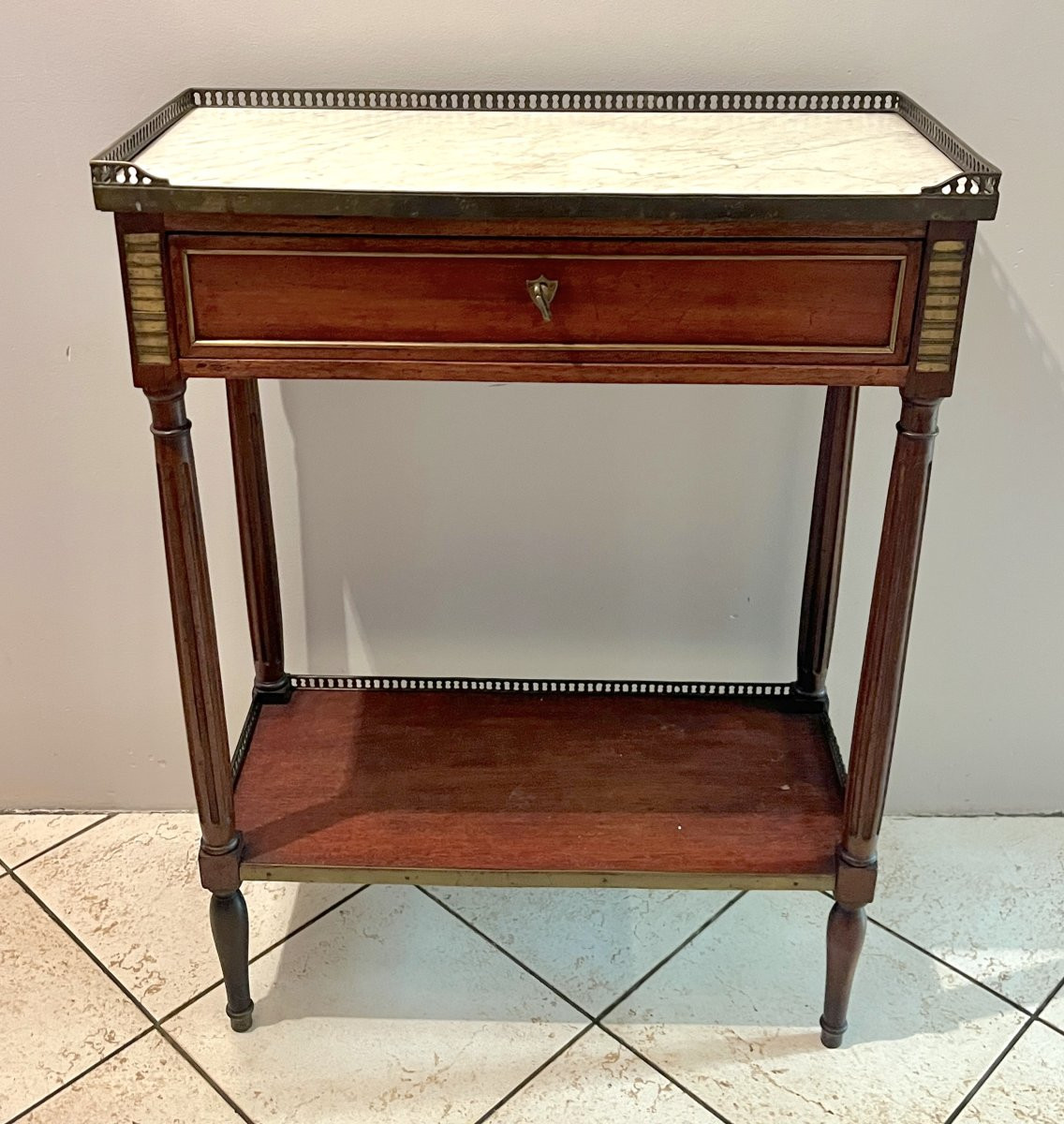 Small Console In The Lxvi Style 19th Century-photo-3