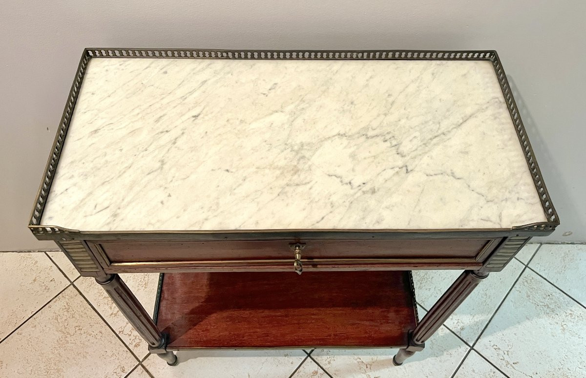 Small Console In The Lxvi Style 19th Century-photo-3