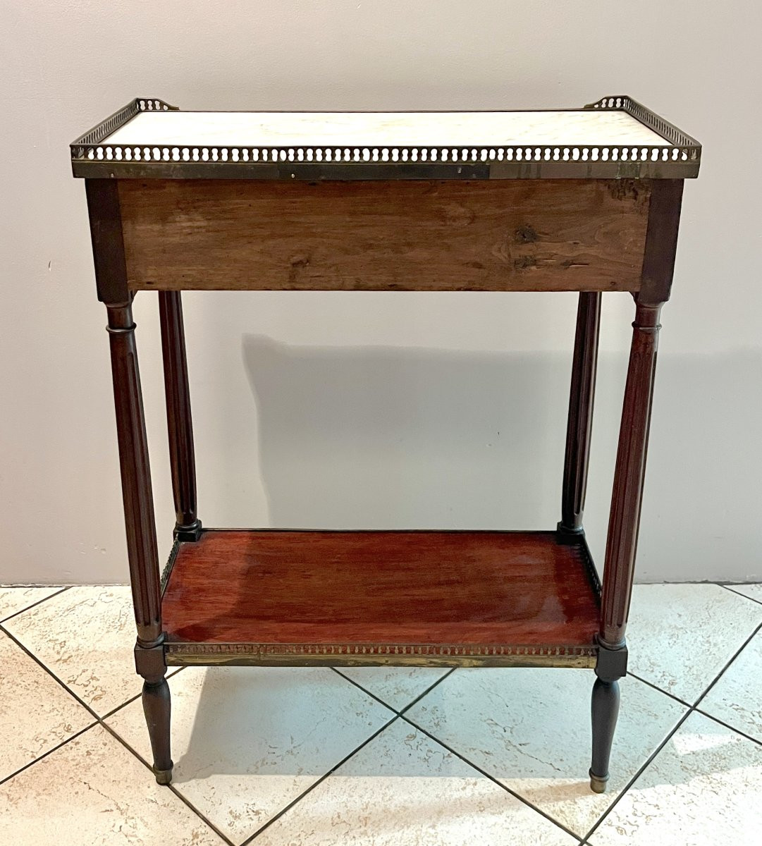 Small Console In The Lxvi Style 19th Century-photo-6