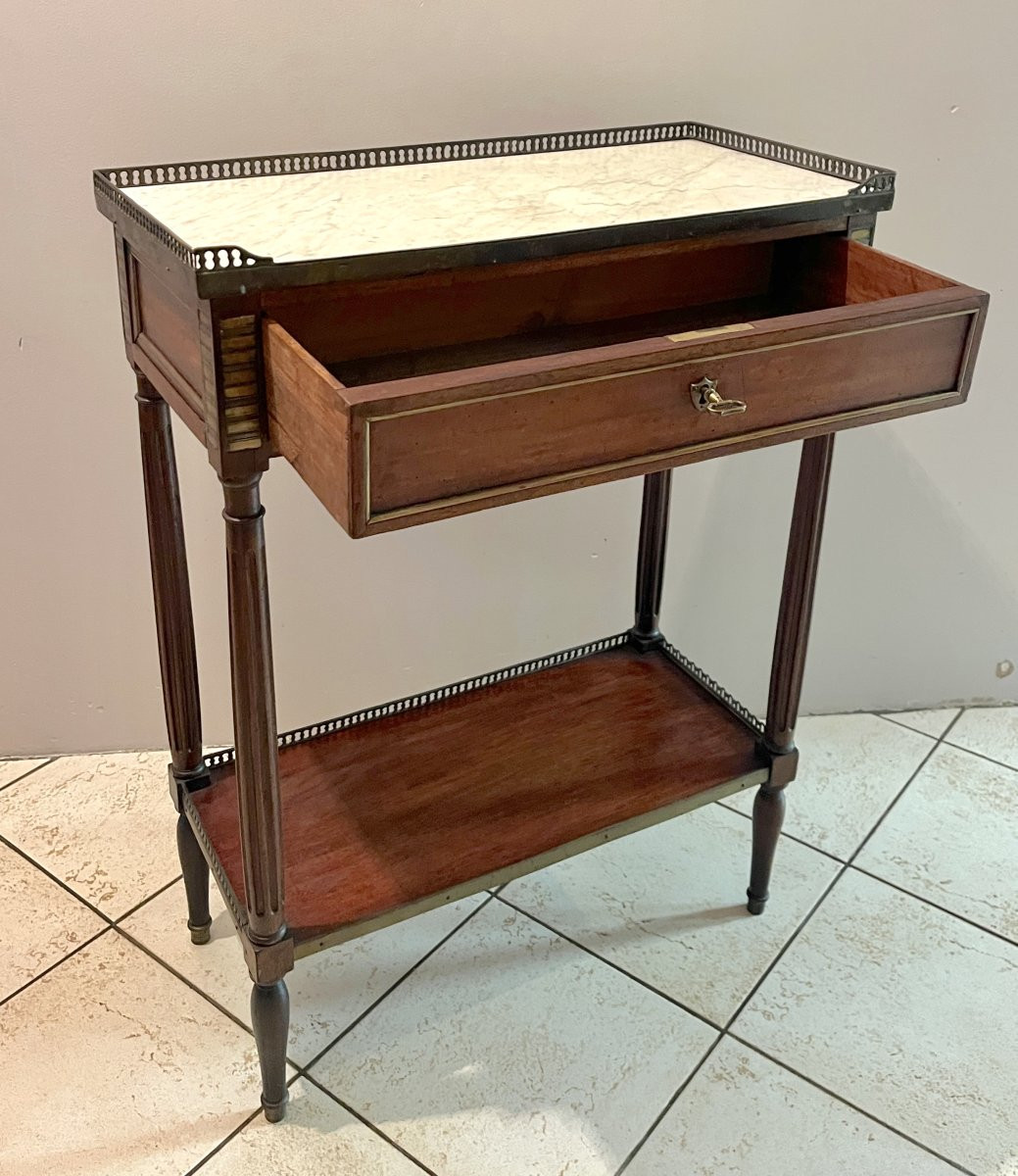 Small Console In The Lxvi Style 19th Century-photo-8