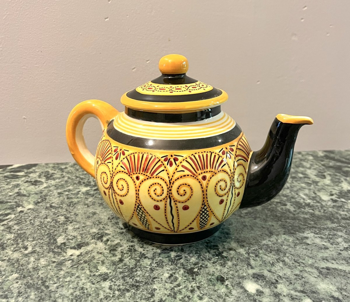 Henriot Quimper Art Deco Coffee/tea Service-photo-4