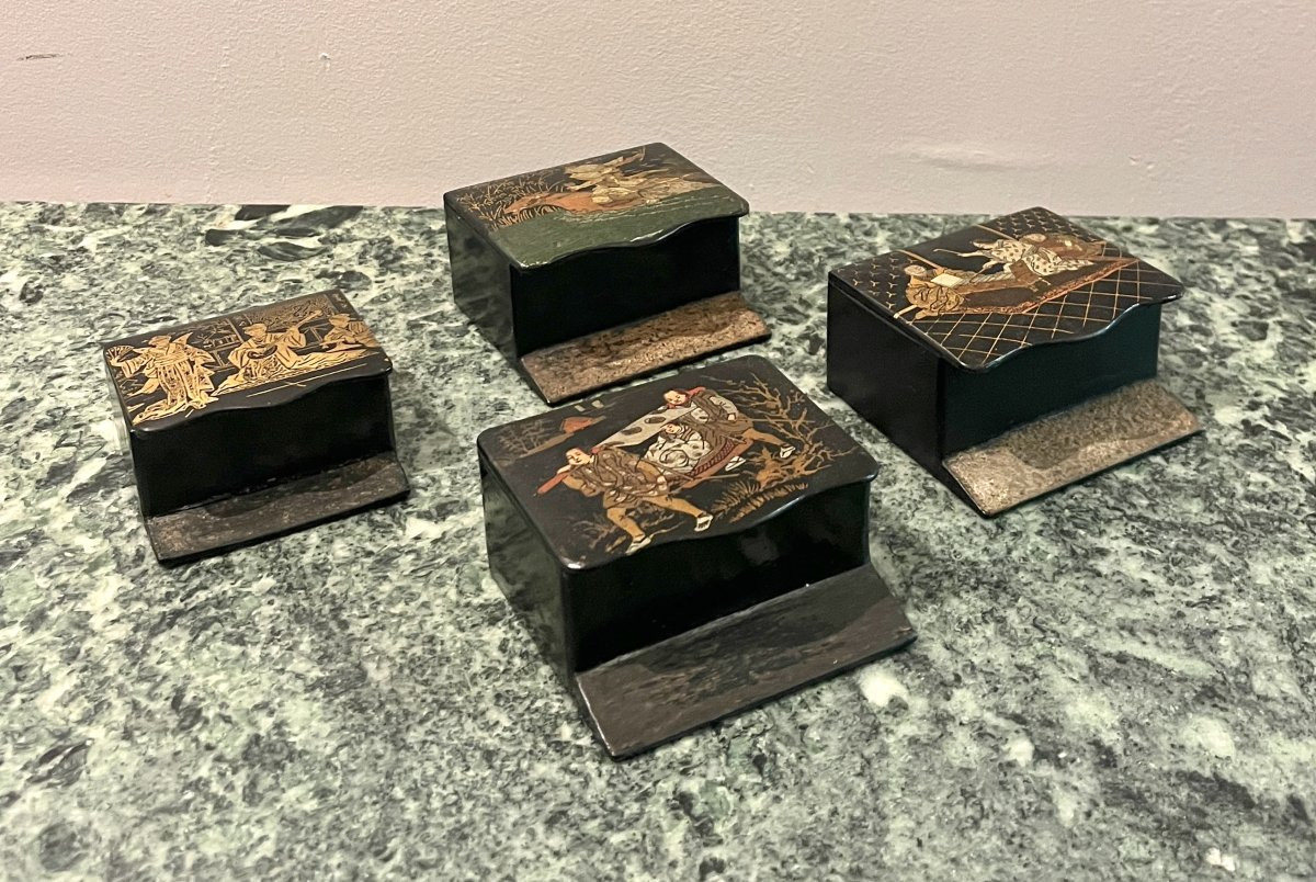 Four Asian-themed Matchbox Lighters-photo-2