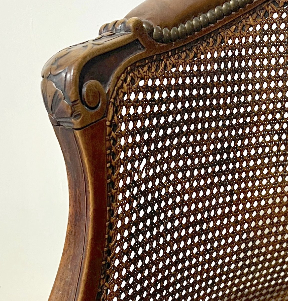 Fauteuil de bureau style LXV, XIXème siècle-photo-5