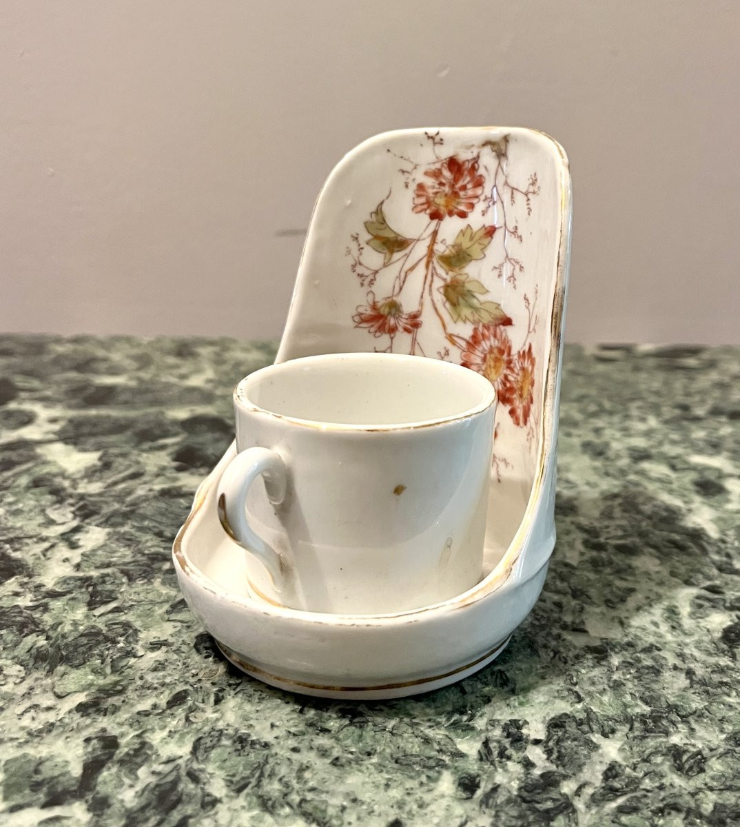 Paris Porcelain Cup And Display Stand (liter Cup And Stand)-photo-3