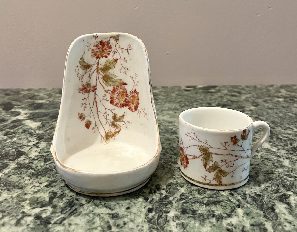 Paris Porcelain Cup And Display Stand (liter Cup And Stand)-photo-5