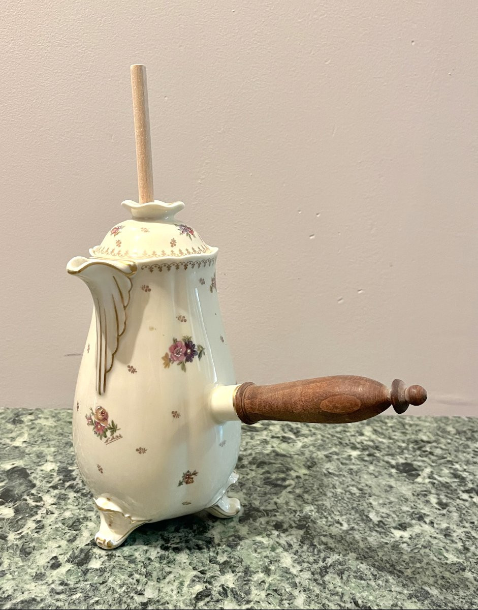 Limoges Porcelain Chocolate Pot-photo-2