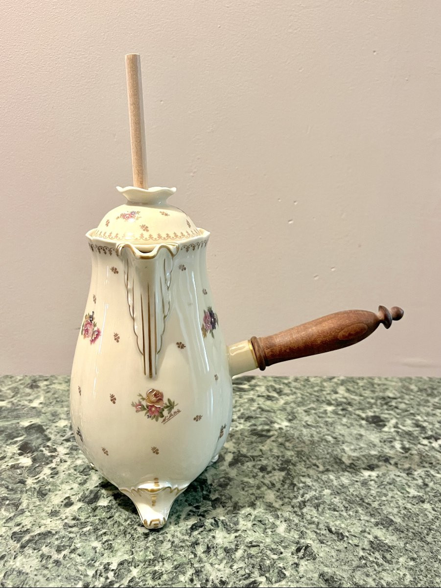 Limoges Porcelain Chocolate Pot-photo-1