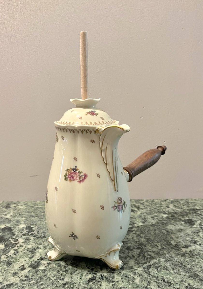 Limoges Porcelain Chocolate Pot-photo-4
