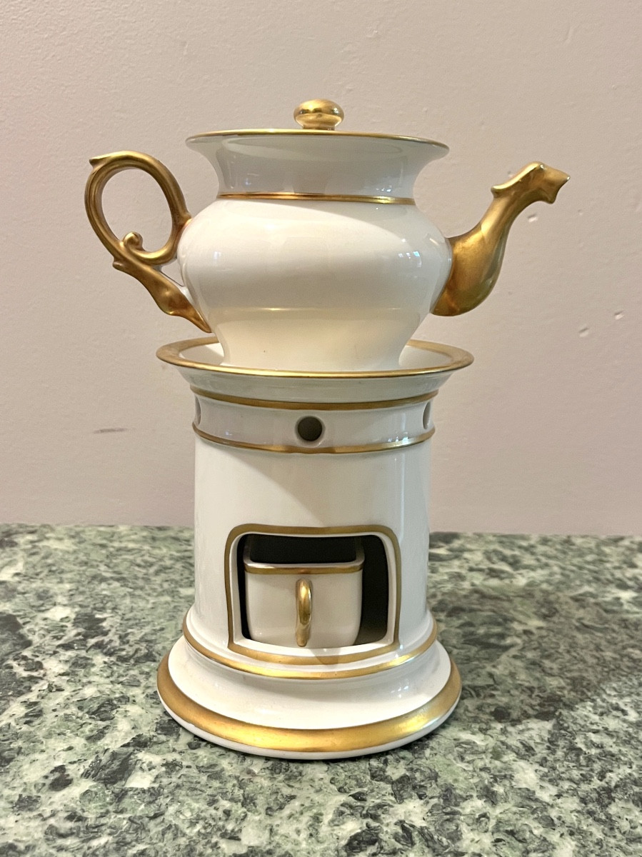 Tisanière en porcelaine de Paris