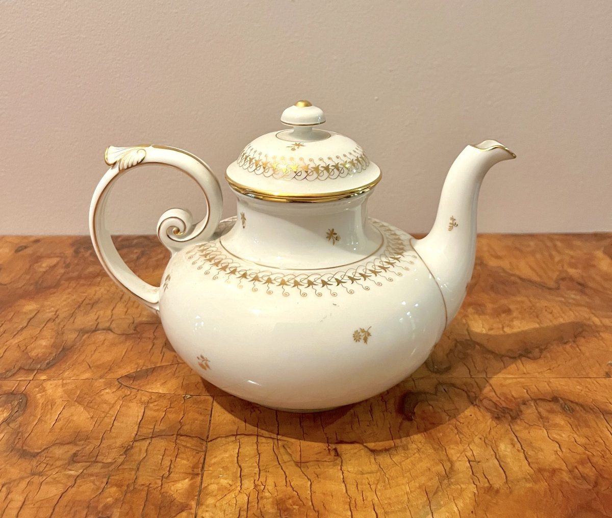 Sèvres Porcelain Teapot, 1954-photo-4