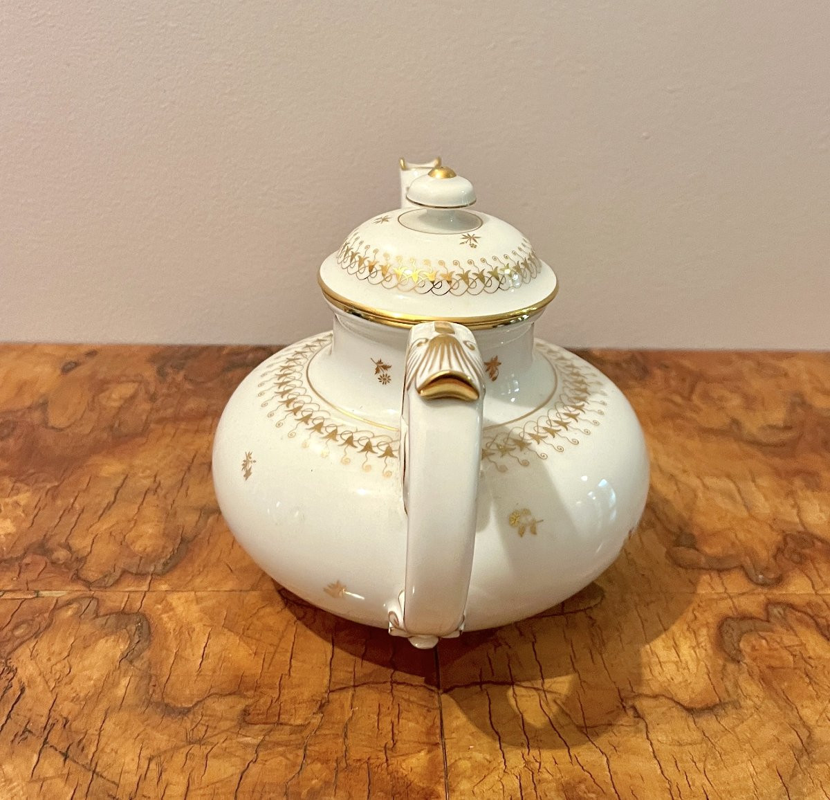 Sèvres Porcelain Teapot, 1954-photo-1