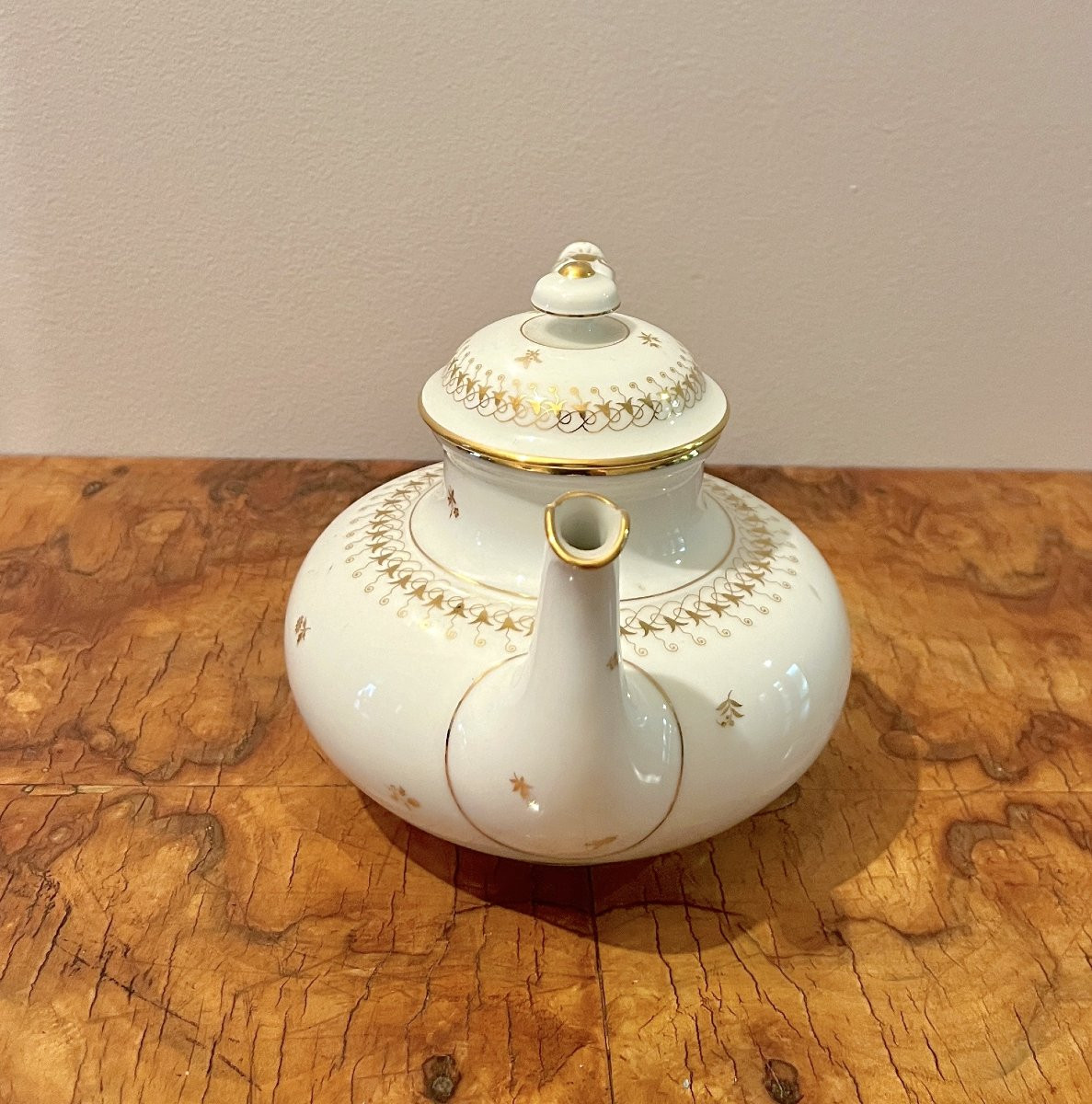 Sèvres Porcelain Teapot, 1954-photo-3
