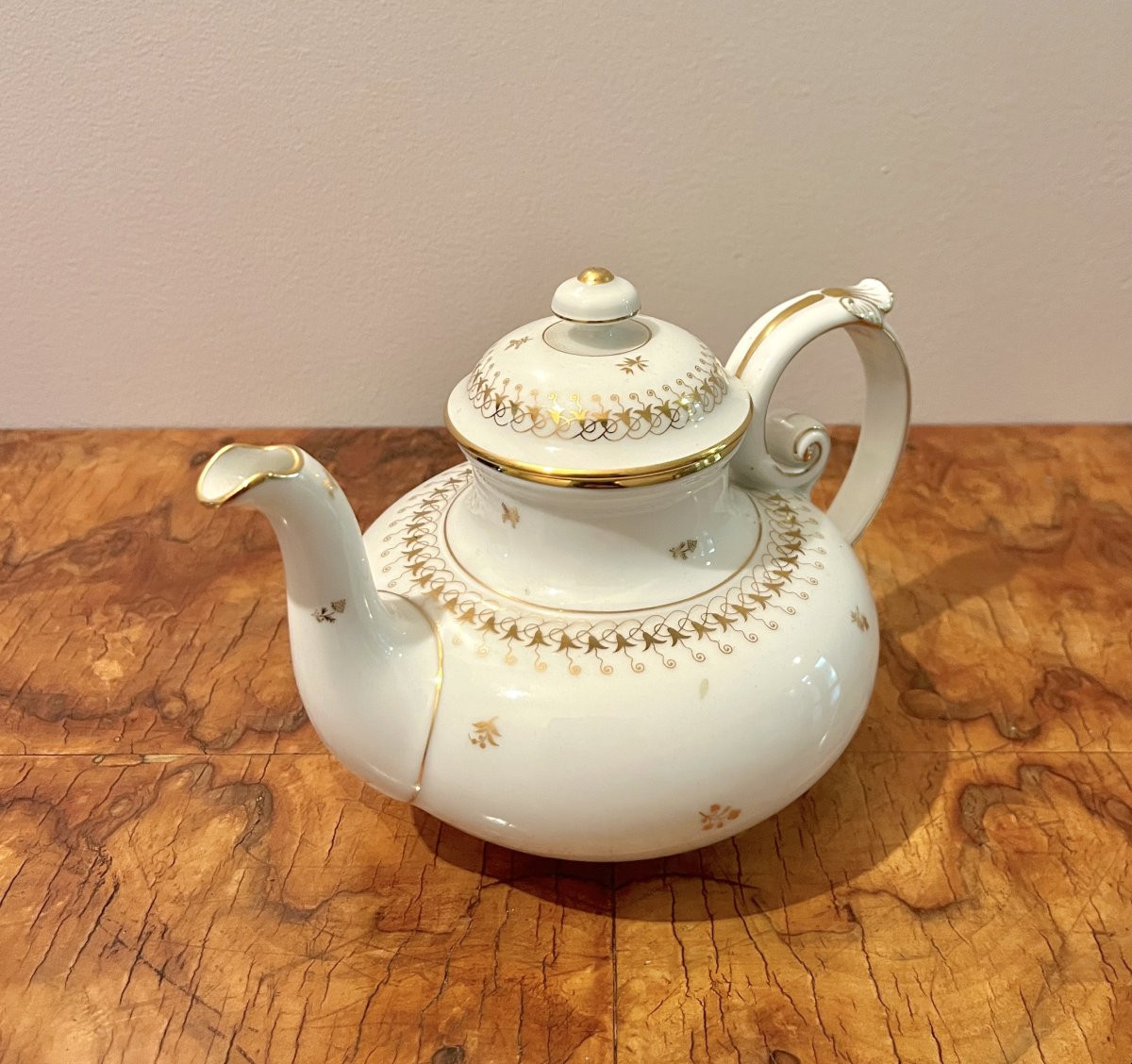 Sèvres Porcelain Teapot, 1954-photo-4