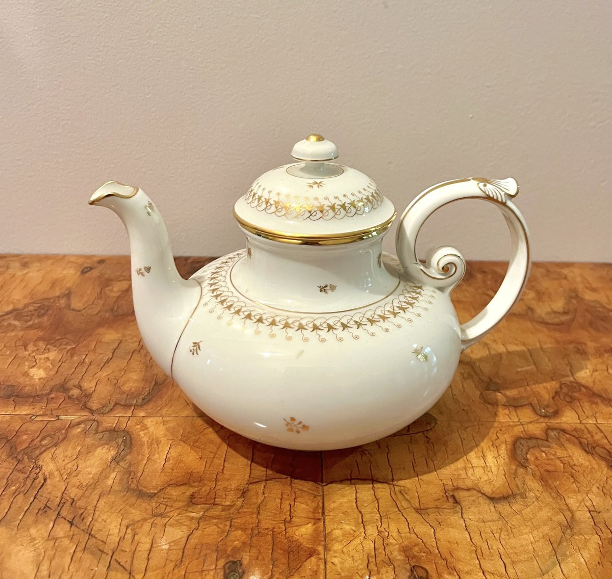 Sèvres Porcelain Teapot, 1954-photo-5