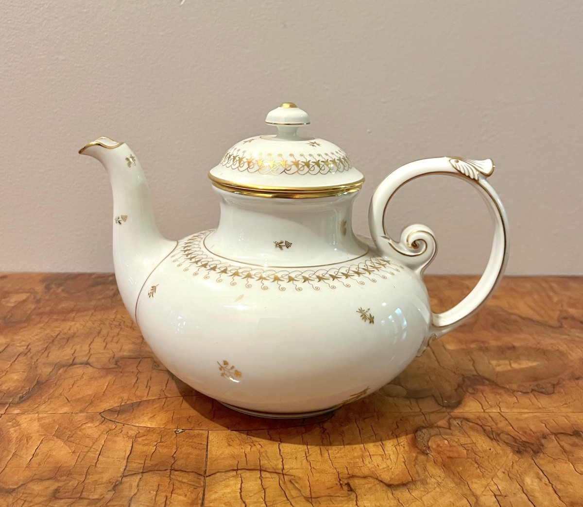 Sèvres Porcelain Teapot, 1954