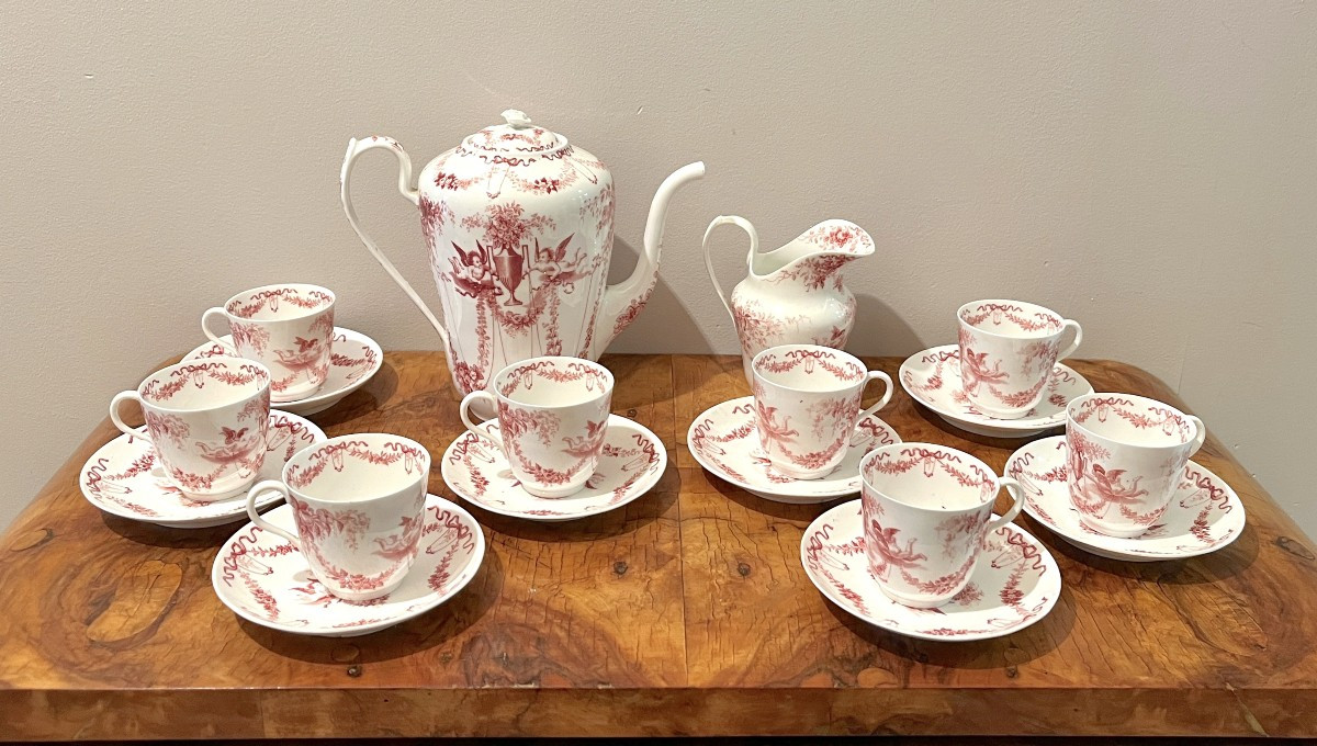 Service à café en porcelaine L.M et Cie