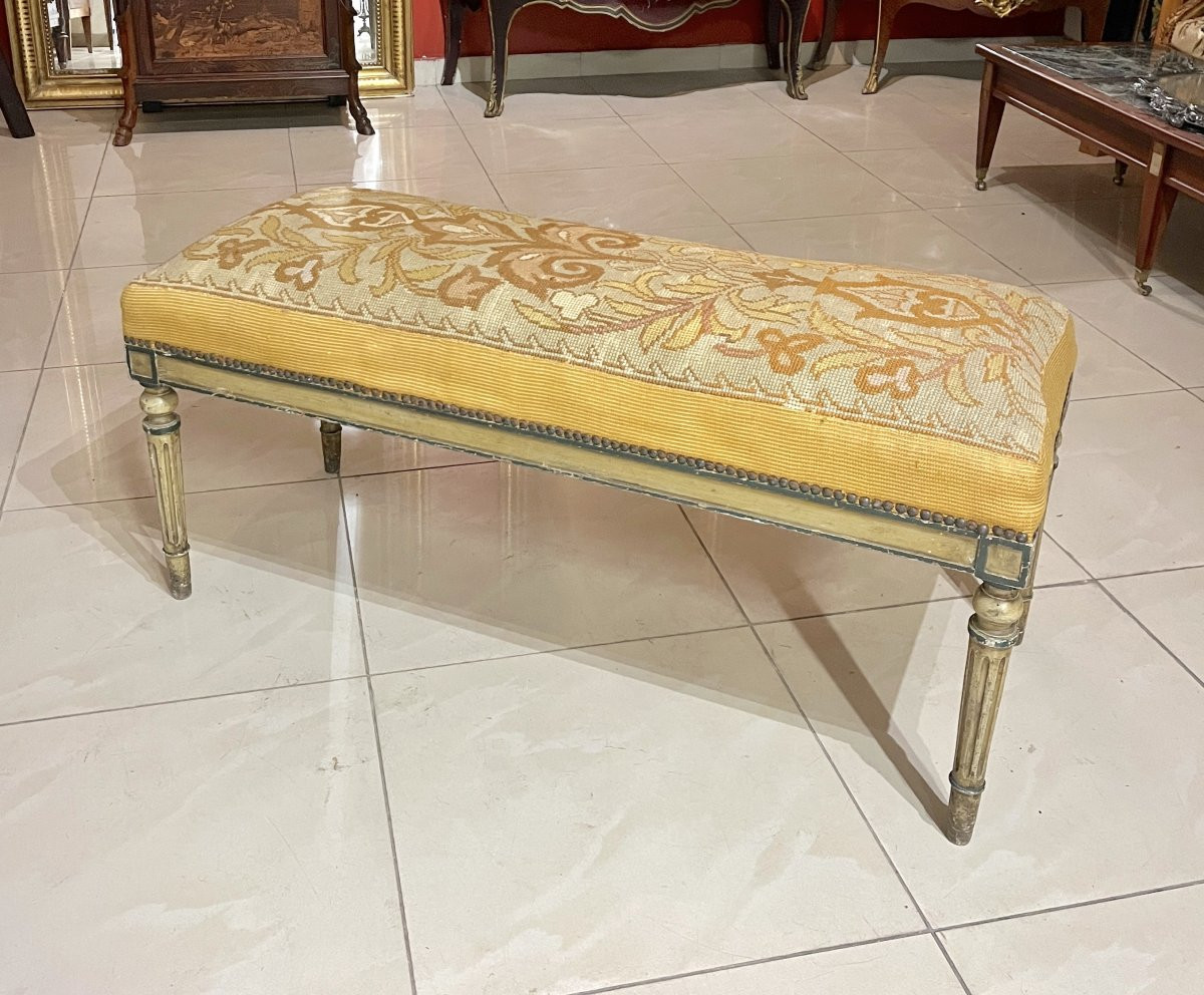 Banquette ou bout de lit de style LXVI-photo-4