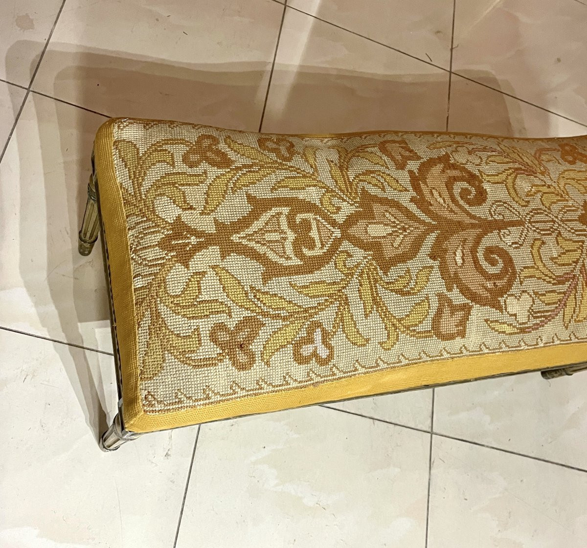 Banquette ou bout de lit de style LXVI-photo-7