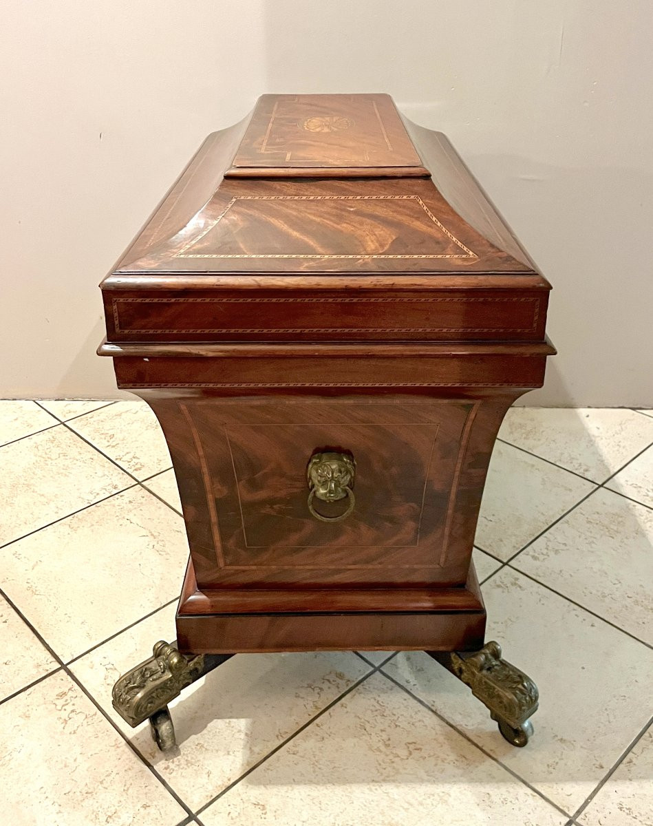 Regency Style 19th Century Bar Chest-photo-3