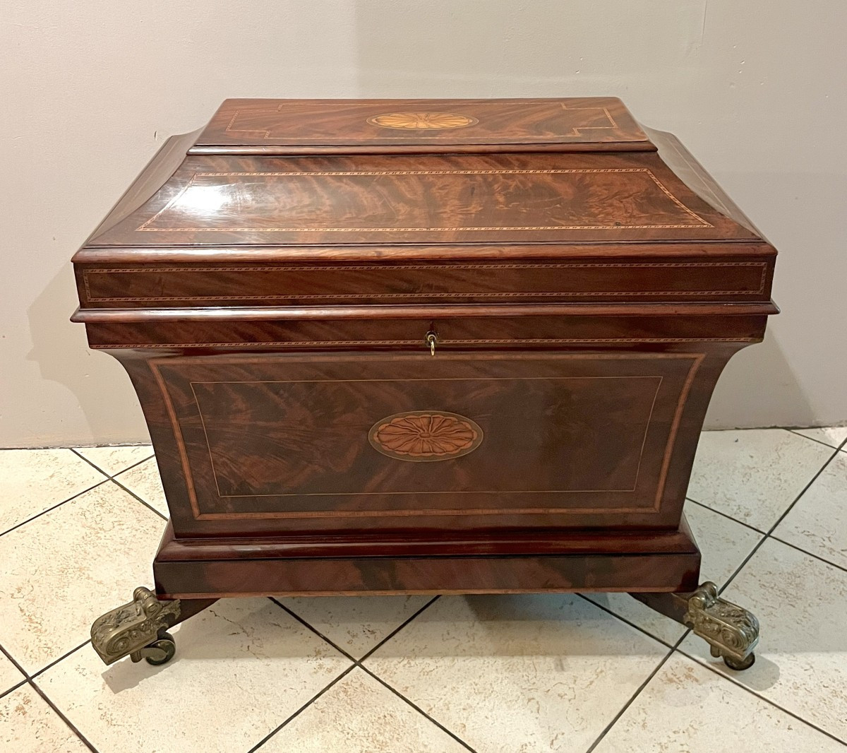 Regency Style 19th Century Bar Chest