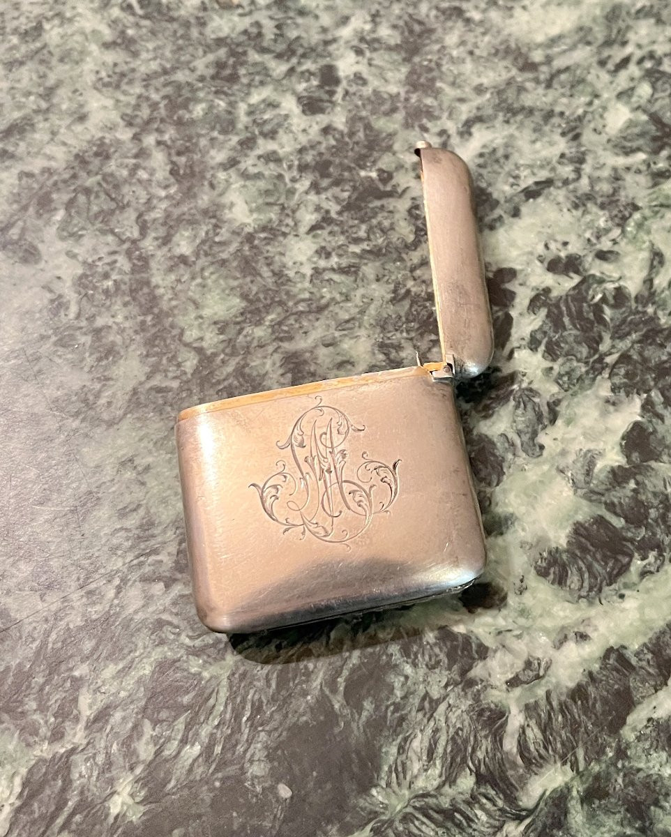 Art Nouveau Silver Matchbox Pyrogen-photo-1