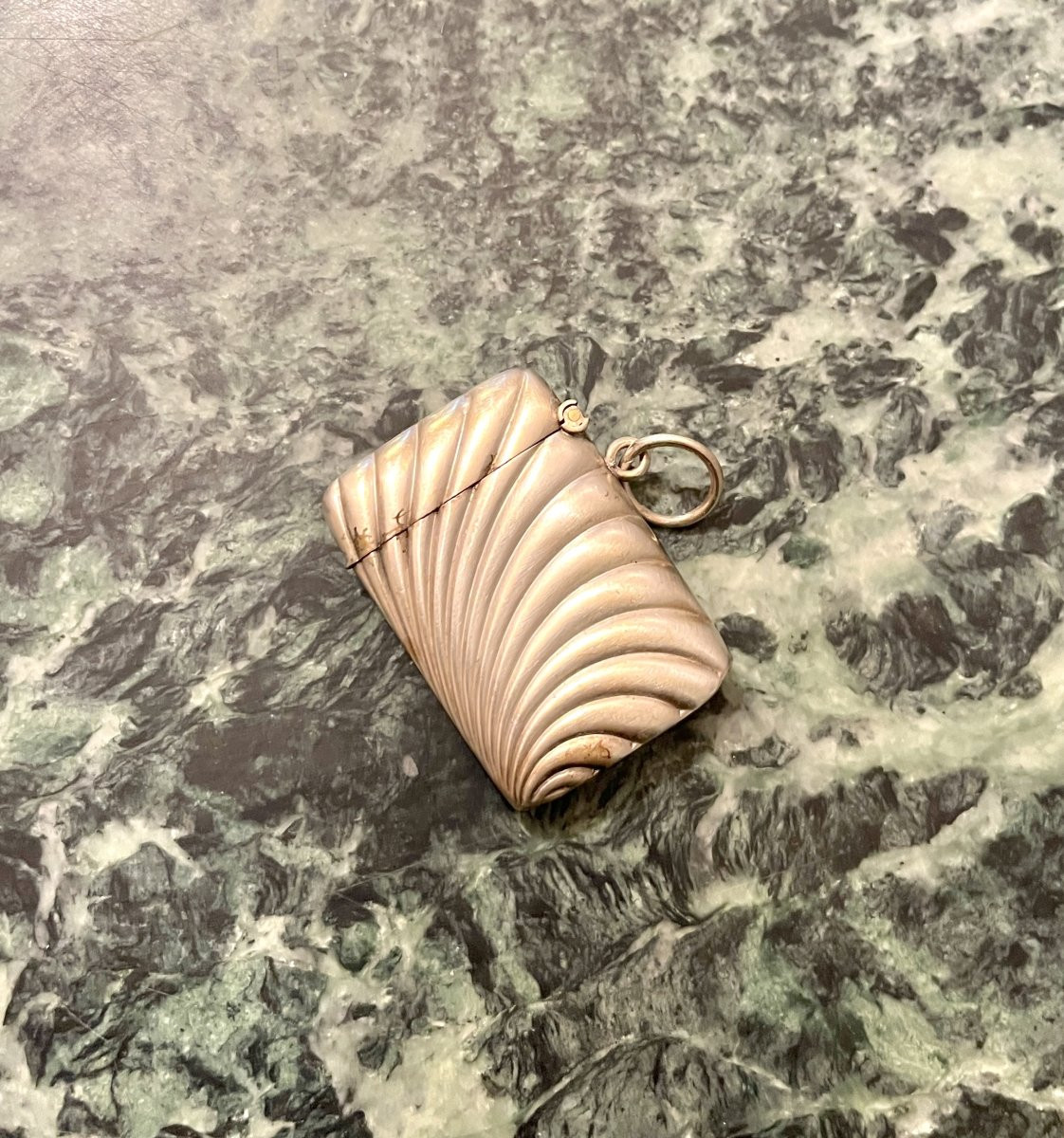 Pyrogène boite allumettes en argent 800 XIXème-photo-2