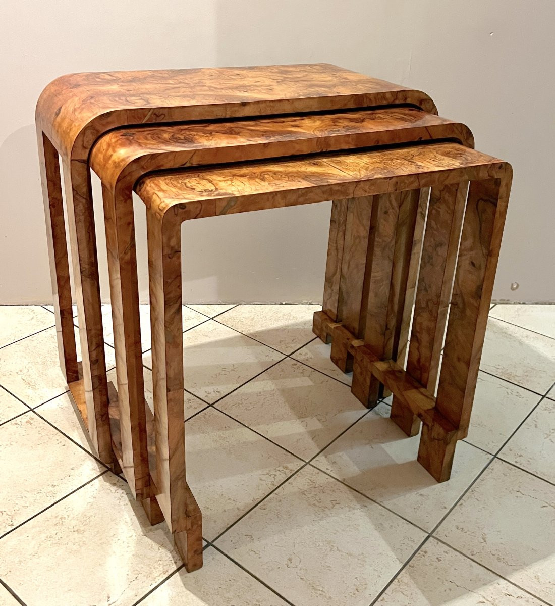 Art Deco Style Nesting Console Table-photo-6