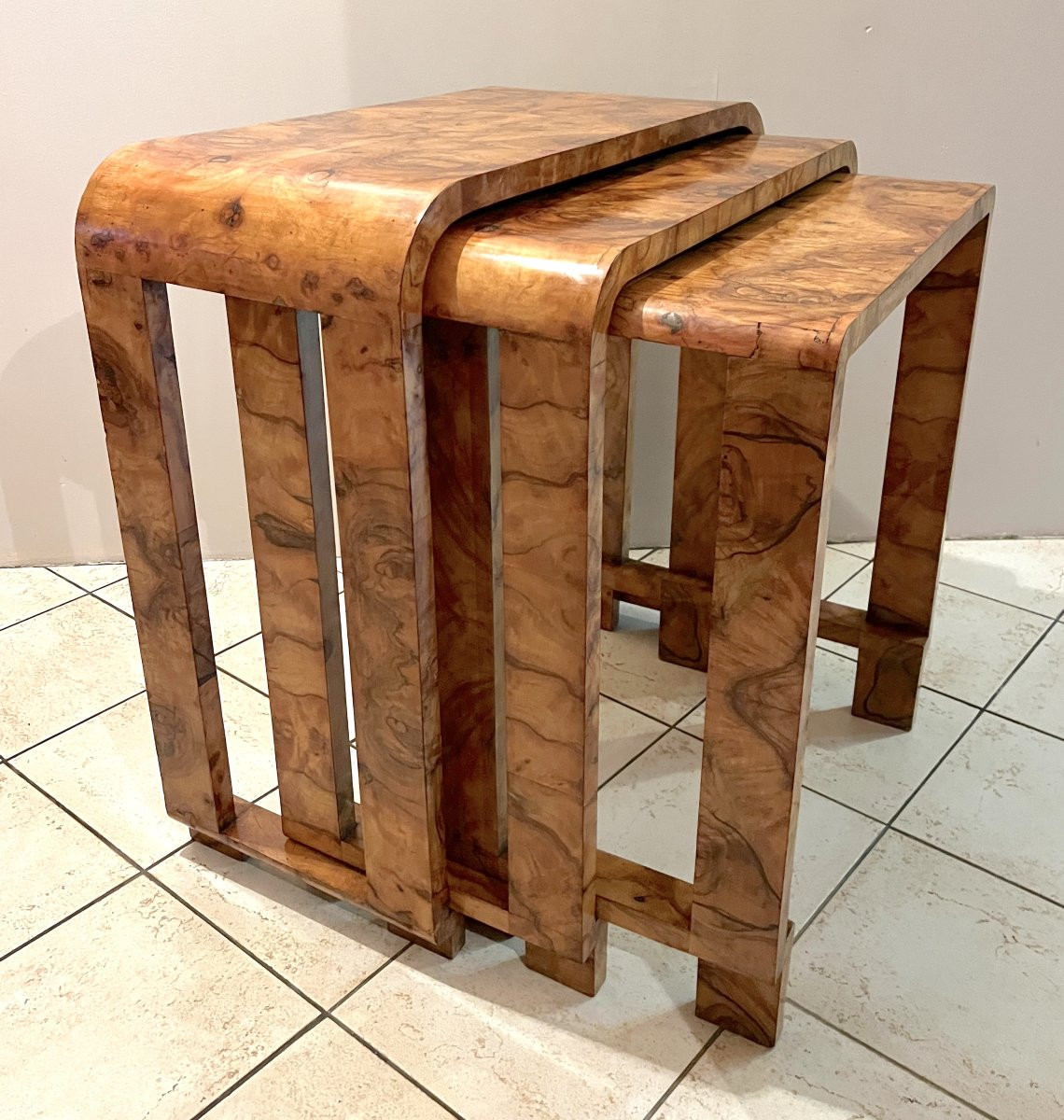 Art Deco Style Nesting Console Table-photo-7