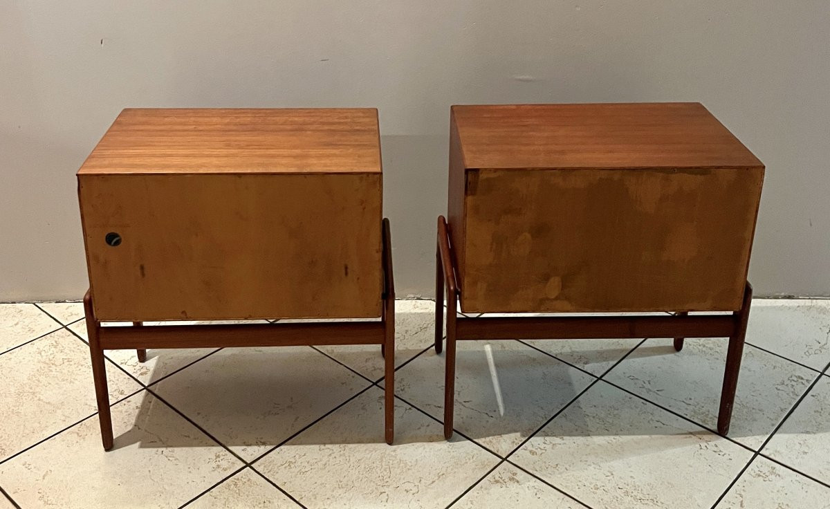 Pair Of Scandinavian Bedside Tables From The 1970s-photo-3