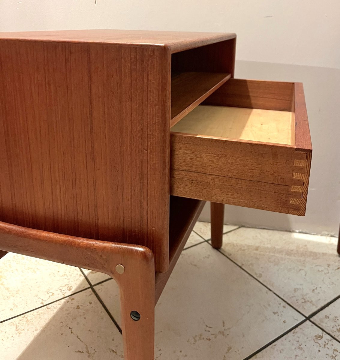 Pair Of Scandinavian Bedside Tables From The 1970s-photo-5