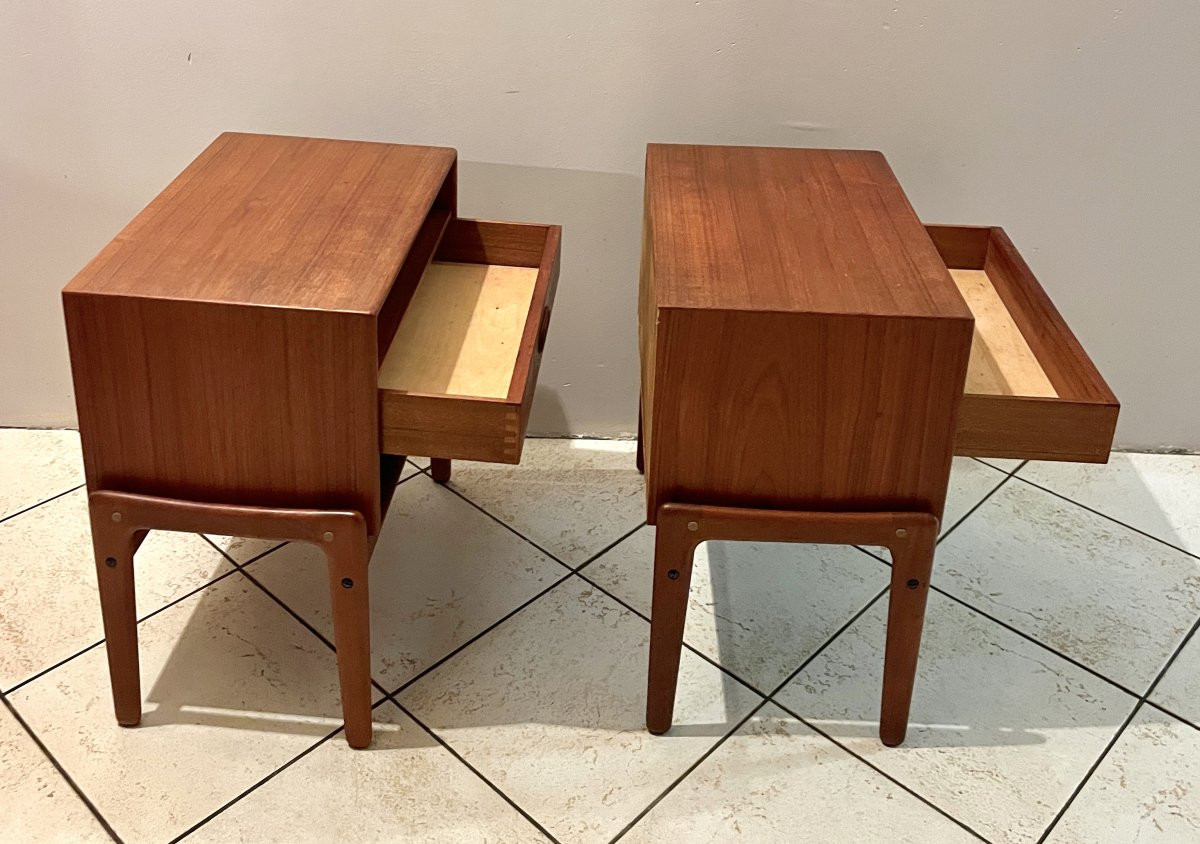 Pair Of Scandinavian Bedside Tables From The 1970s-photo-6