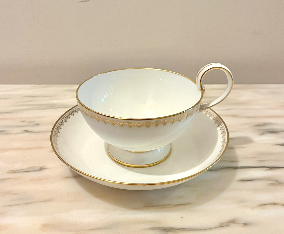 Grande tasse à chocolat porcelaine Sèvres fin XIXème