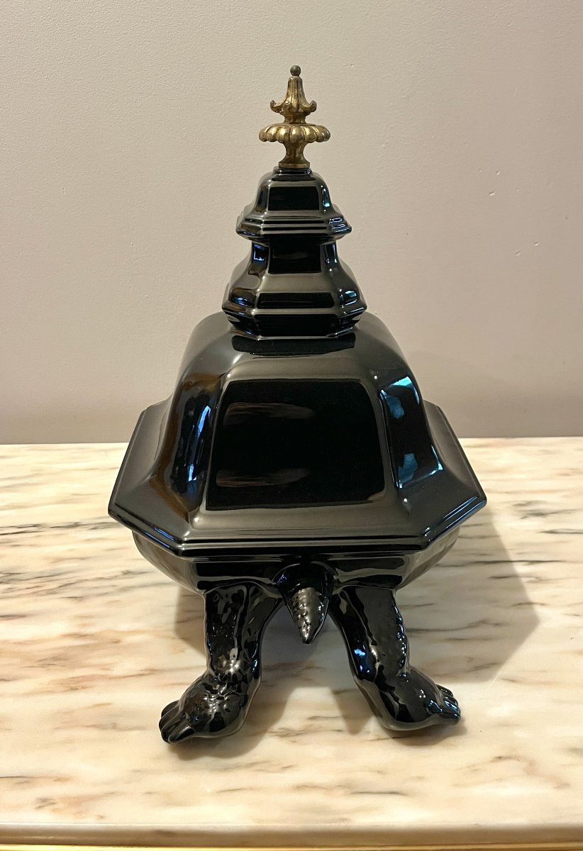 Large Ceramic Turtle Circa 1950-1960-photo-1