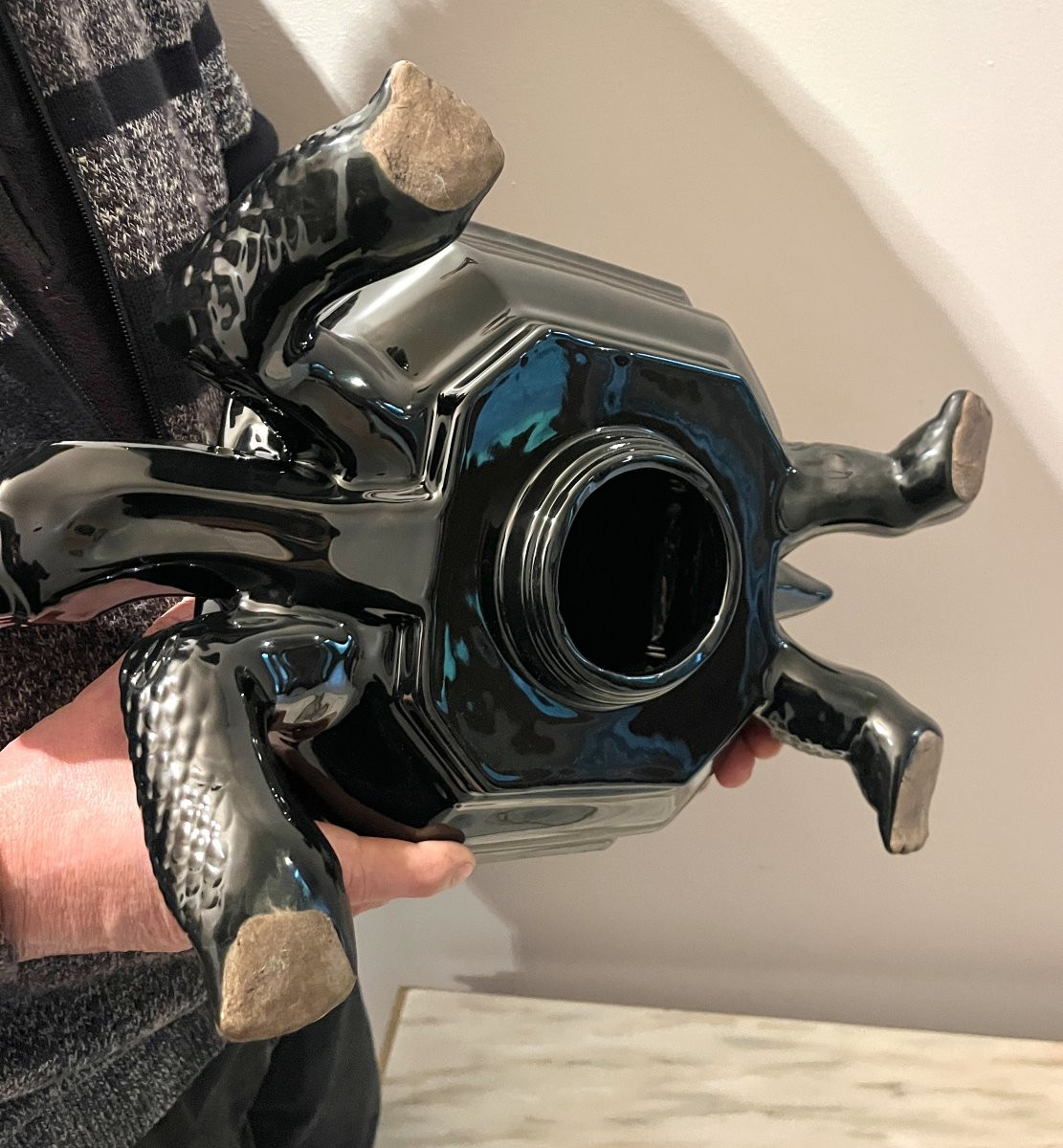 Large Ceramic Turtle Circa 1950-1960-photo-8