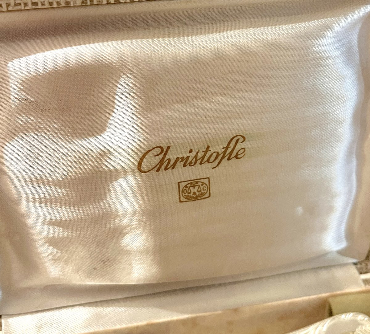 Christofle 12 Marly Pattern Dessert Forks-photo-4