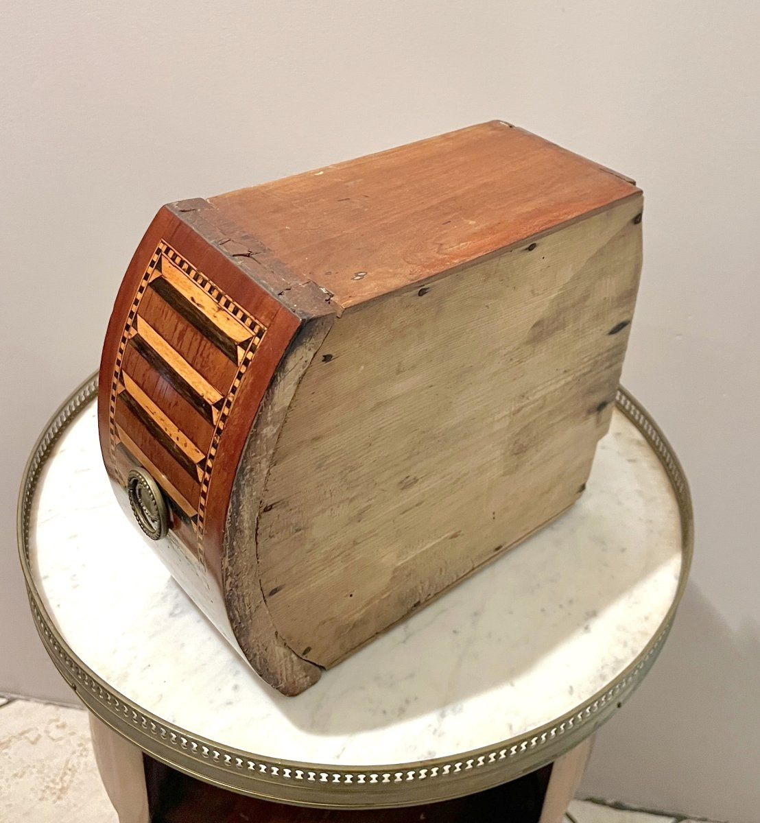 Table de salon marqueterie fin XVIIIème-photo-1