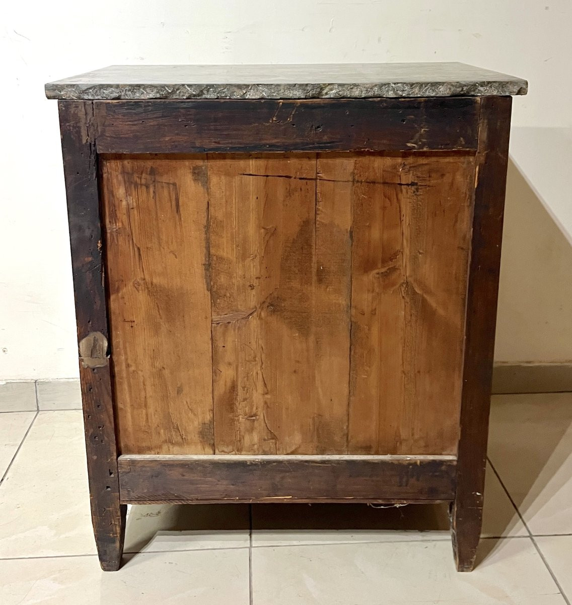 Petite commode en marqueterie époque Louis XVI, XVIIIème siècle-photo-8