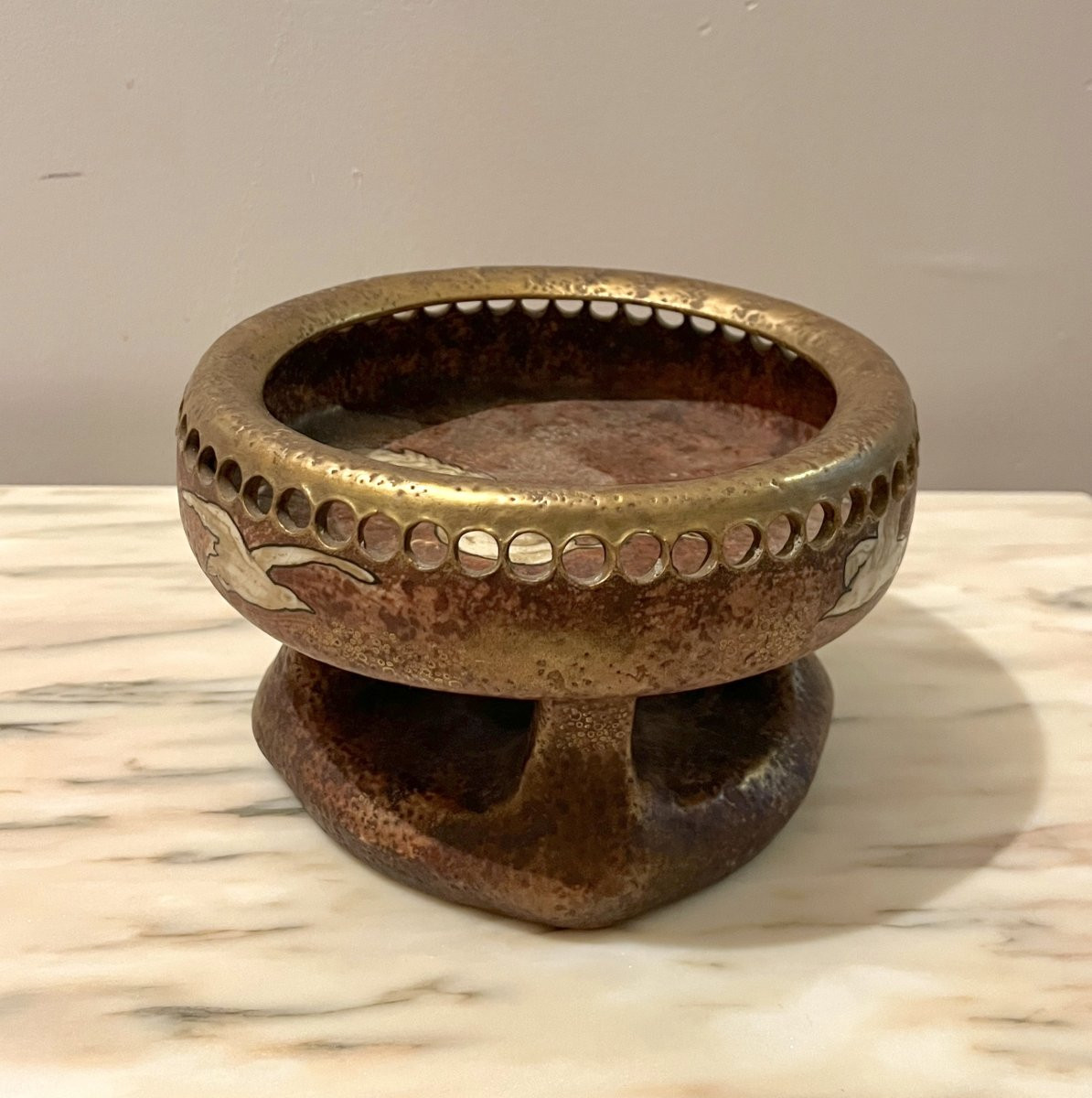 Coupe en céramique Imperial Amphora Art Nouveau-photo-2