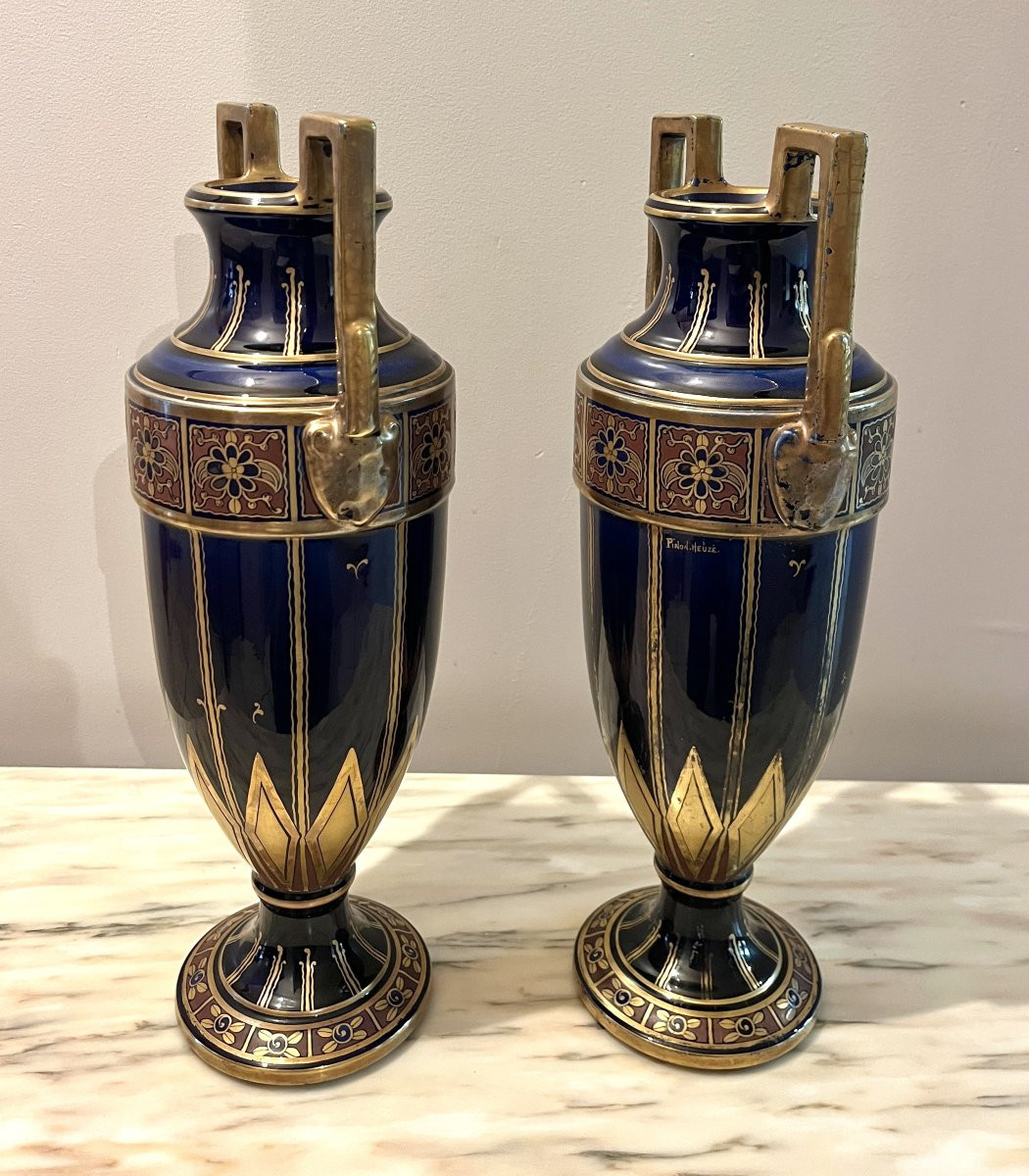 Paire de vases Pinon Heuze Tours-photo-2
