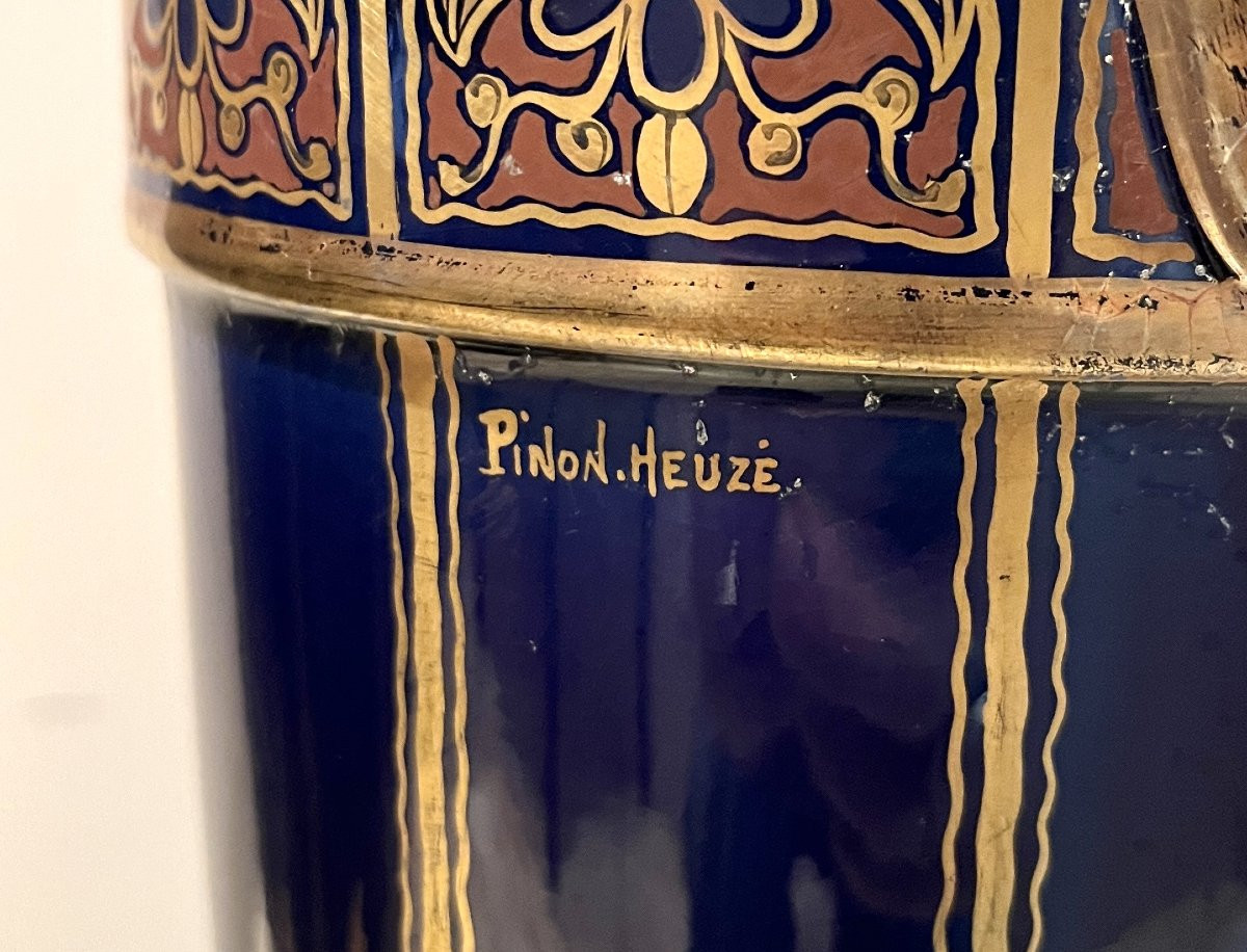 Paire de vases Pinon Heuze Tours-photo-3