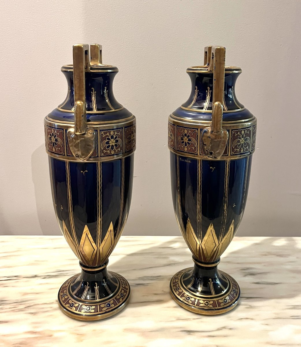 Paire de vases Pinon Heuze Tours-photo-5