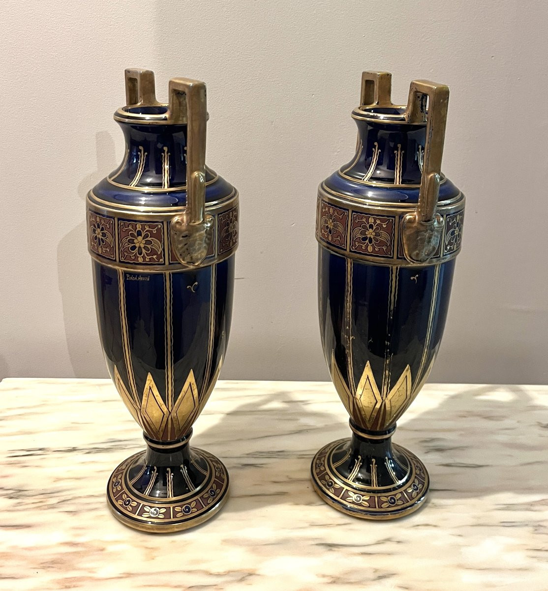 Paire de vases Pinon Heuze Tours-photo-6